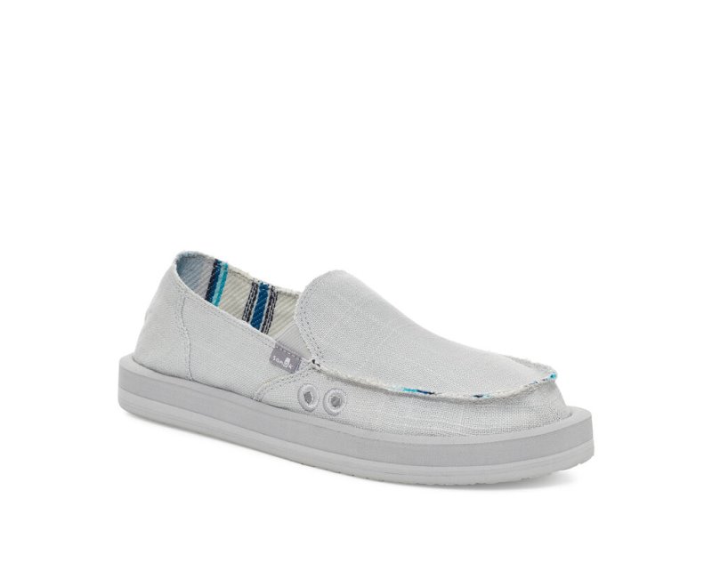 Chaussures Sanuk Donna ST Hemp Femme - Grise JRKUAN531